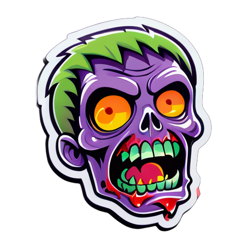 Zombie 
 sticker