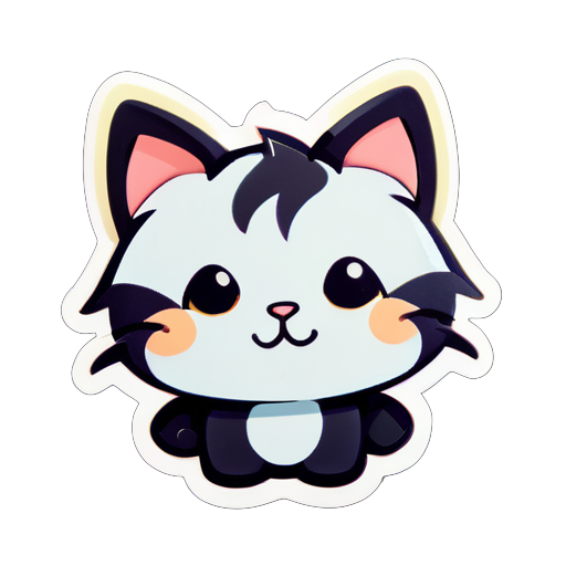 a cute cat
 sticker