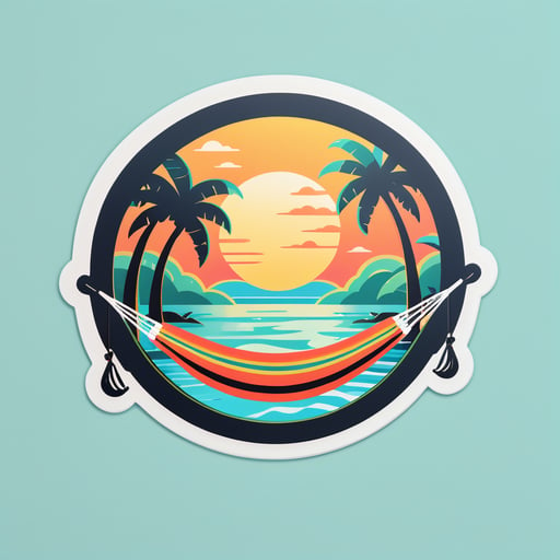 Lazy Hammock sticker