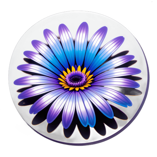 Opalescente Osteospermum Odyssey sticker