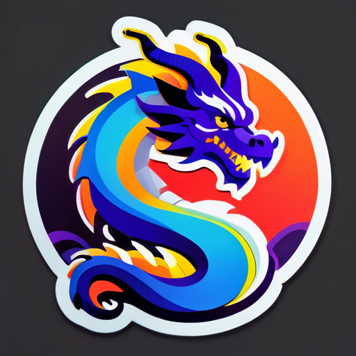 Dragon sticker