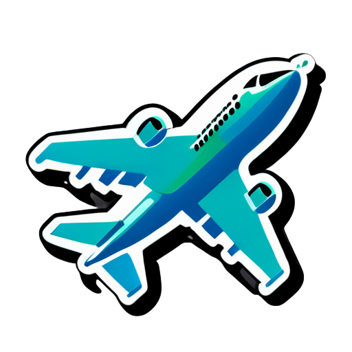 CREATE PERSON WHO HAVE AIRPLANE  sticker