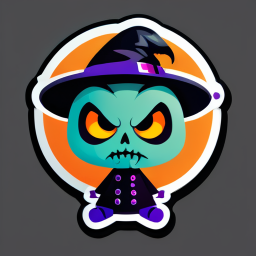 Halloween sticker