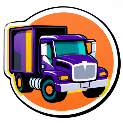 Create me a Heavy truck sticker witch Traxon on it sticker sticker