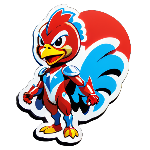 Galinha Ultraman sticker