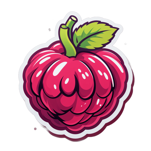 コンテンツ Raspberry sticker