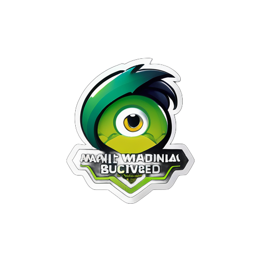 Mi nombre de empresa es Megdaline Morayah Wazowski, crea un logo con el nombre de la empresa MMW, este logo debe estar relacionado con un grupo de empresas de la India, el fondo debe ser un fénix en sombra, imagen en negro. sticker