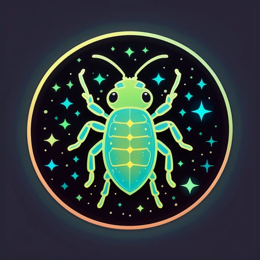 Luminous Firefly Guide sticker