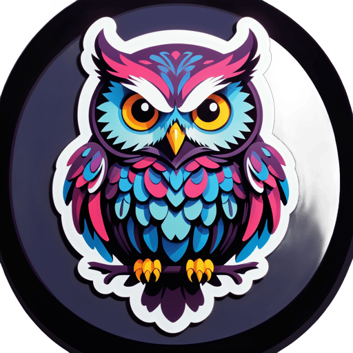 Mysterious Owl sticker