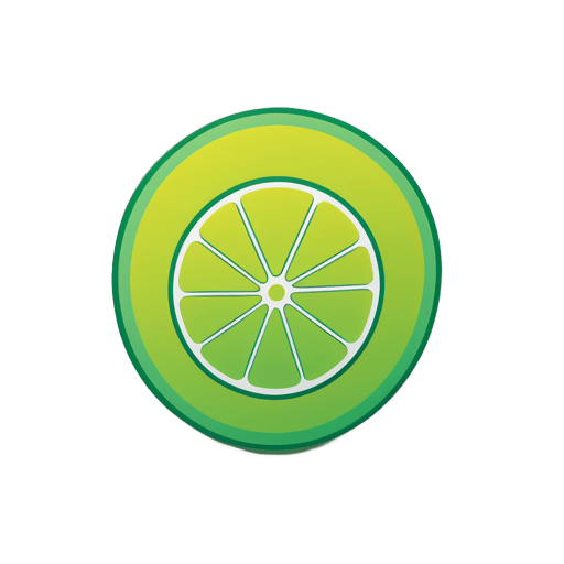 Relaxing Lime sticker