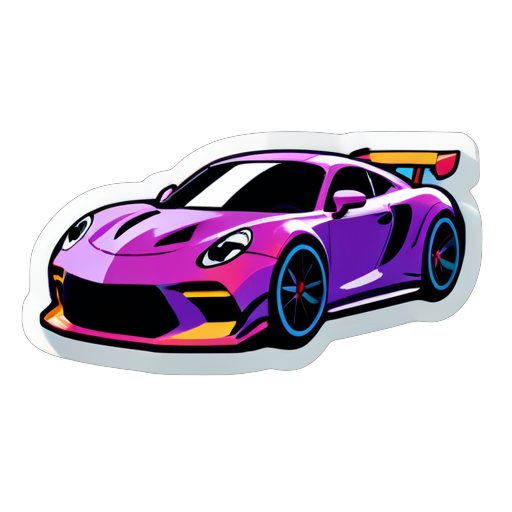 super car
 sticker