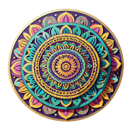 Art de Mandala Intricate sticker