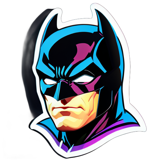 faça um adesivo nft real do batman sticker