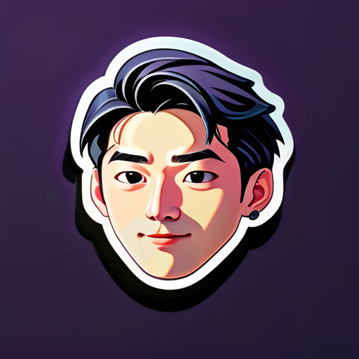 sombra sung jin woo vetor sticker