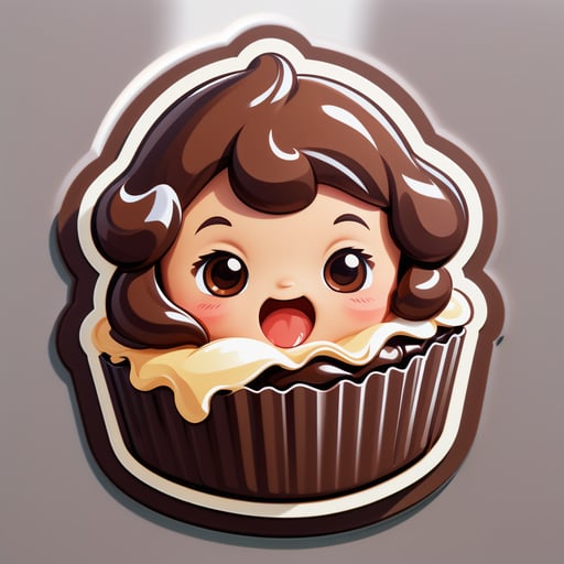 mignon Chocolat sticker