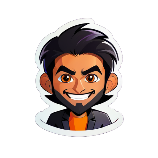 haz un sticker para mi foto de perfil mi nombre es Vikas Nagane sticker sticker