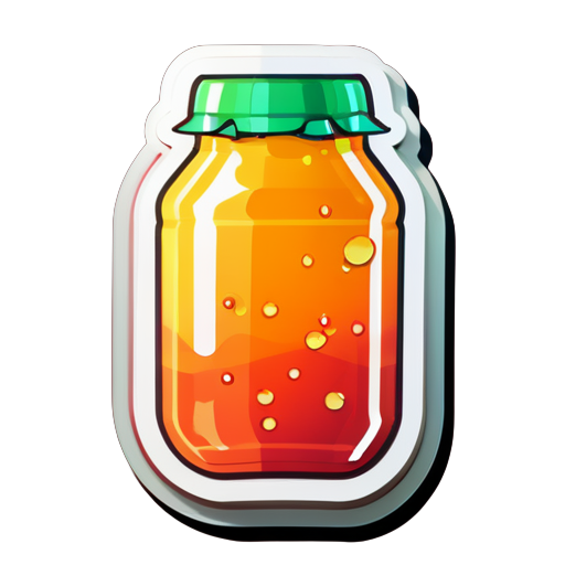 apple juice
 sticker