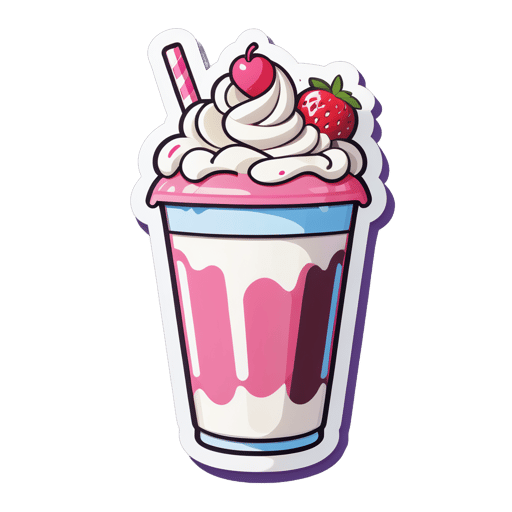 Delicious Milkshake sticker