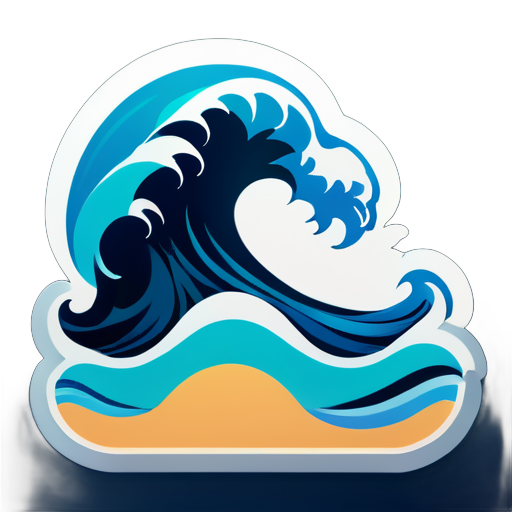 ocean sticker