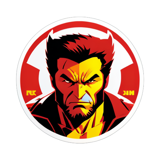 Wolverine marvel Cộng sản sticker