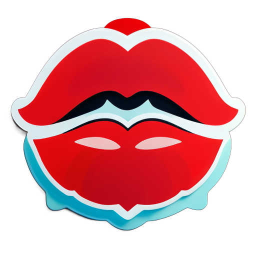 Kissing Lips  sticker