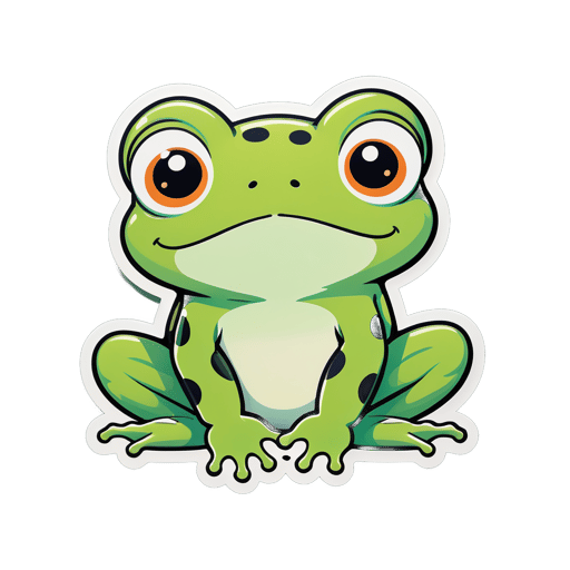 Adorable Grenouille de Loveland sticker