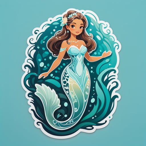 Élégant Selkie sticker