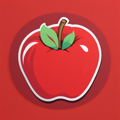 Manzana madura sticker