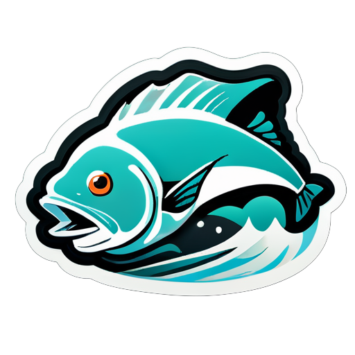 fish trawl sticker