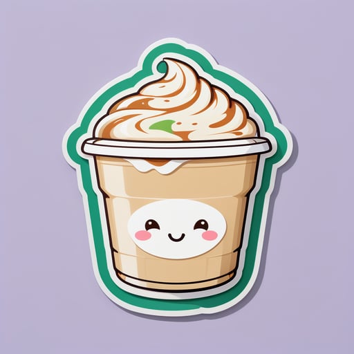 Délicieux thé au lait sticker