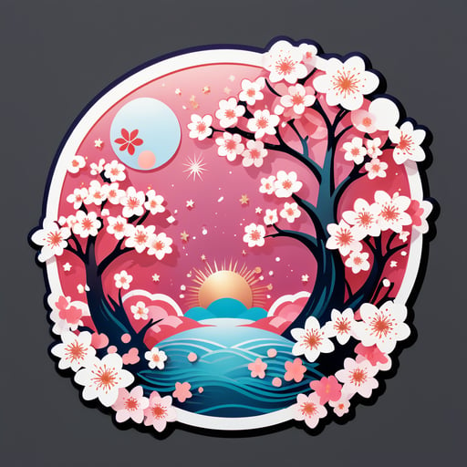 天空樱花庆典 sticker