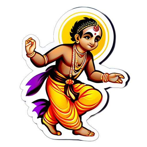 Sri Chaitanya Mahaprabhu sticker