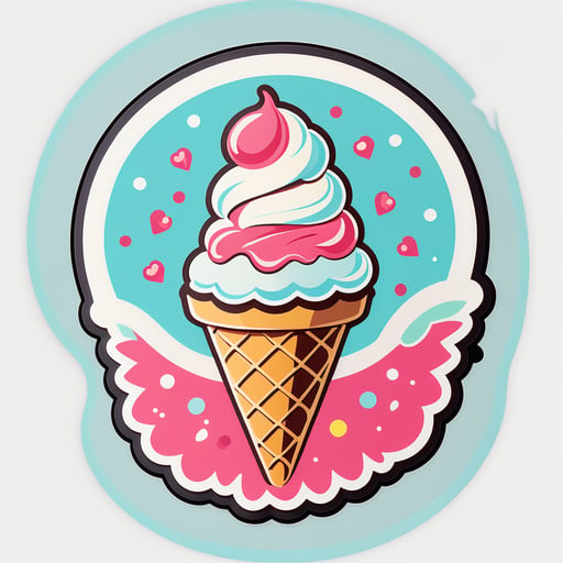 Frisches Eis sticker