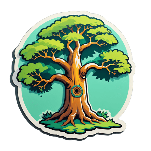 Uralter Baum sticker