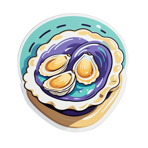 cute Oysters sticker