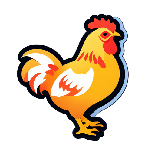 Chicken sticker