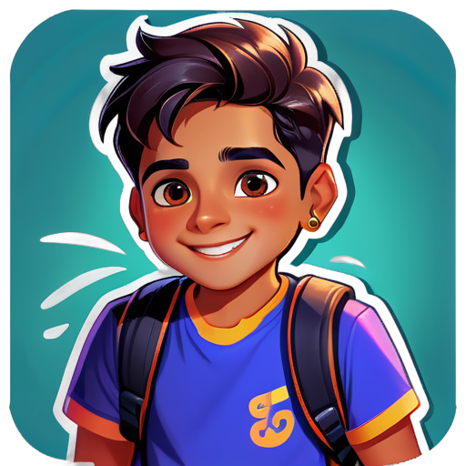 A boy is a Instagram id  ravi_gupta_sahab this Post for boy sticker