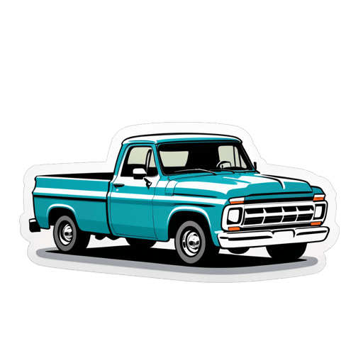 Camionnette sticker