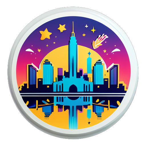 City of dreams sticker