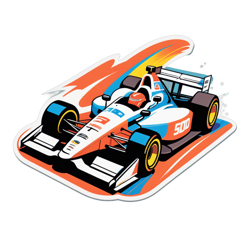 Indy Car sticker