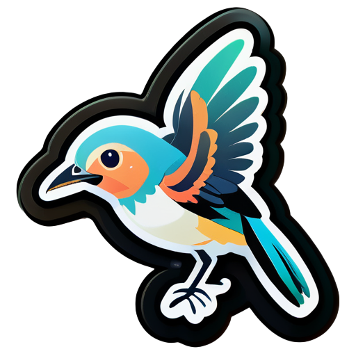 fliegen Vogel sticker