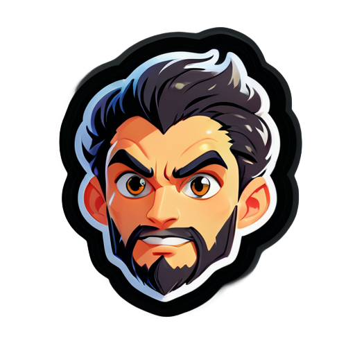 Create a sticker with the face of Moydodyr sticker