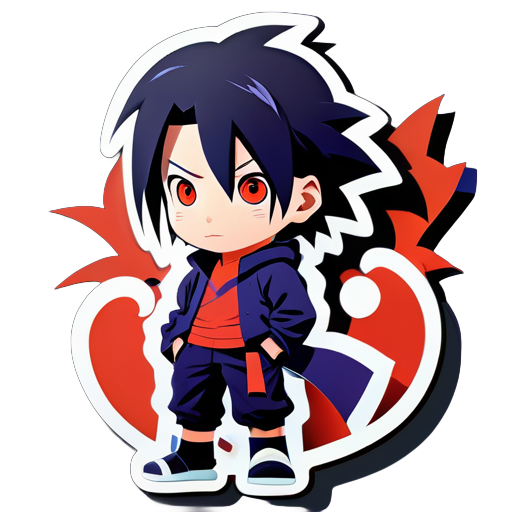 Uchiha Sasuke childhood sticker