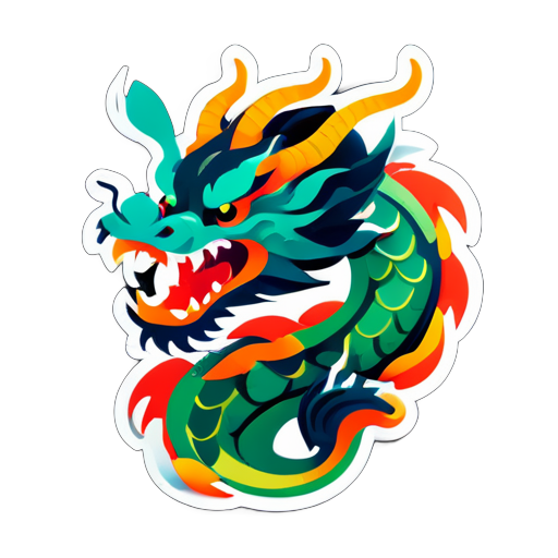 Chinese Dragon sticker