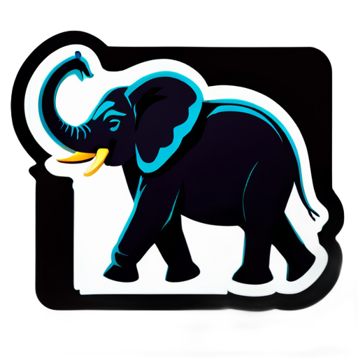 elephant sticker