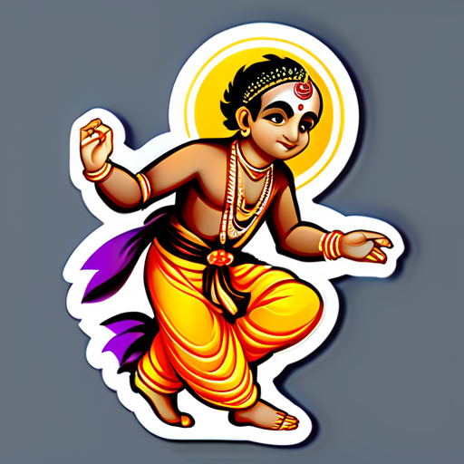 Sri Chaitanya Mahaprabhu sticker