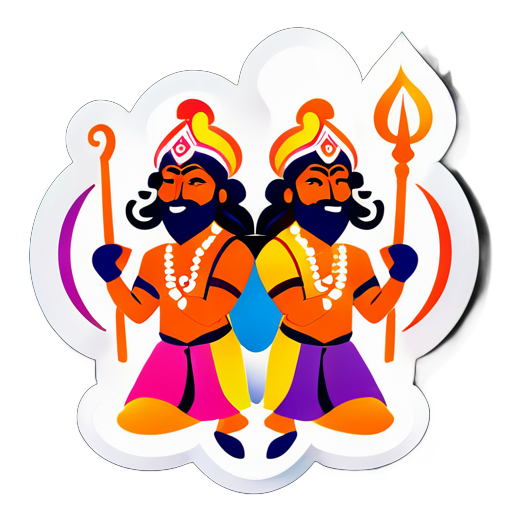 Haz un sticker para Shree Ram y los devotos de Shree Ram sticker