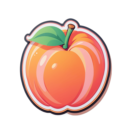 Delicious Peach sticker