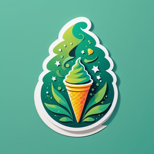 Eco-Friendly Recycled Plastic Cone sticker