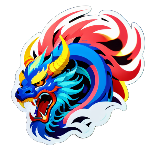 神 bestia Xuanwu sticker